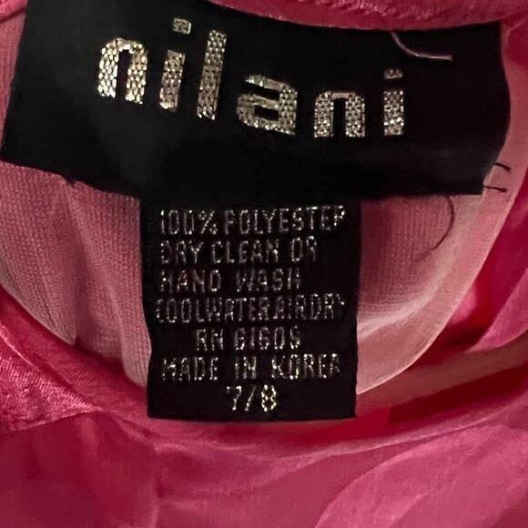 Nilani Vintage Pink Polka Dot Blouse, 70s/80s Style, Size 7/8 Office or Casual - Picture 7 of 7